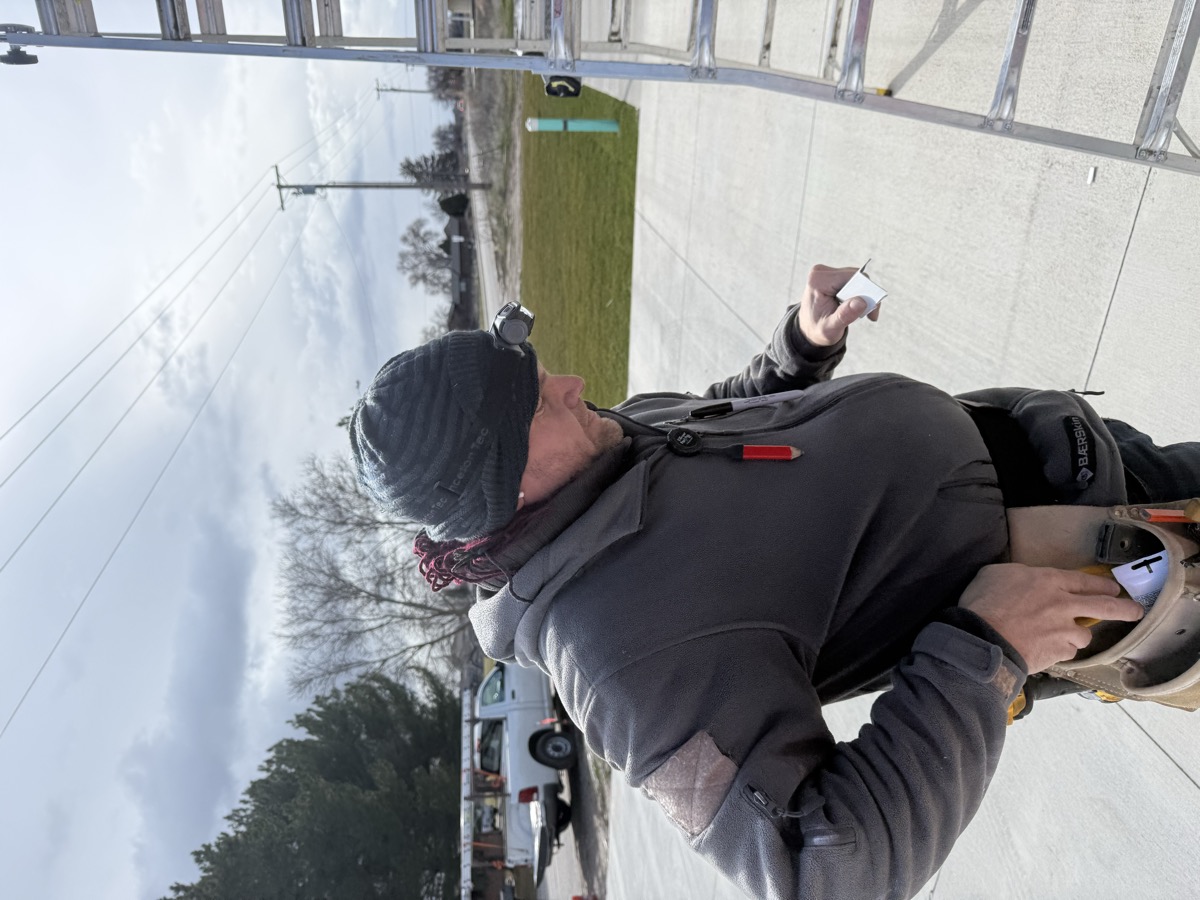 App-controlled permanent LED lighting showing warm white scene on a Wasatch Front home